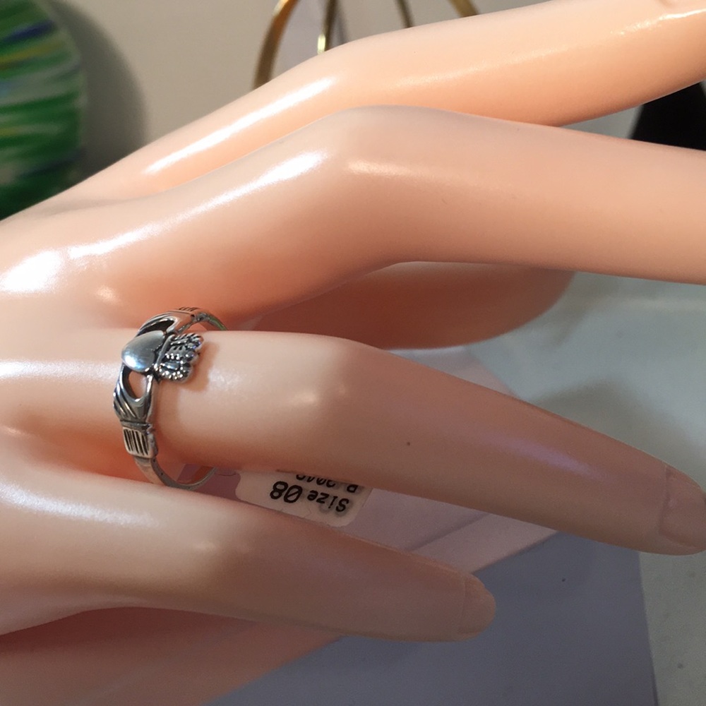 Sterling Silver Irish  Claddagh Ring